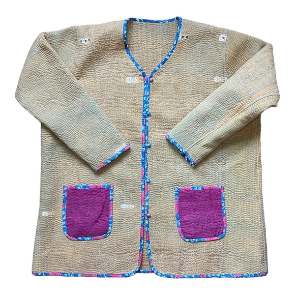 Reversible Kantha Jacket - Picture 3 of 6